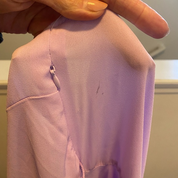 2 FOR $25Nanette Lepore Orchid BloomDress Lavender Pleated Chiffon 8 10 NEW $128 - Picture 4 of 10